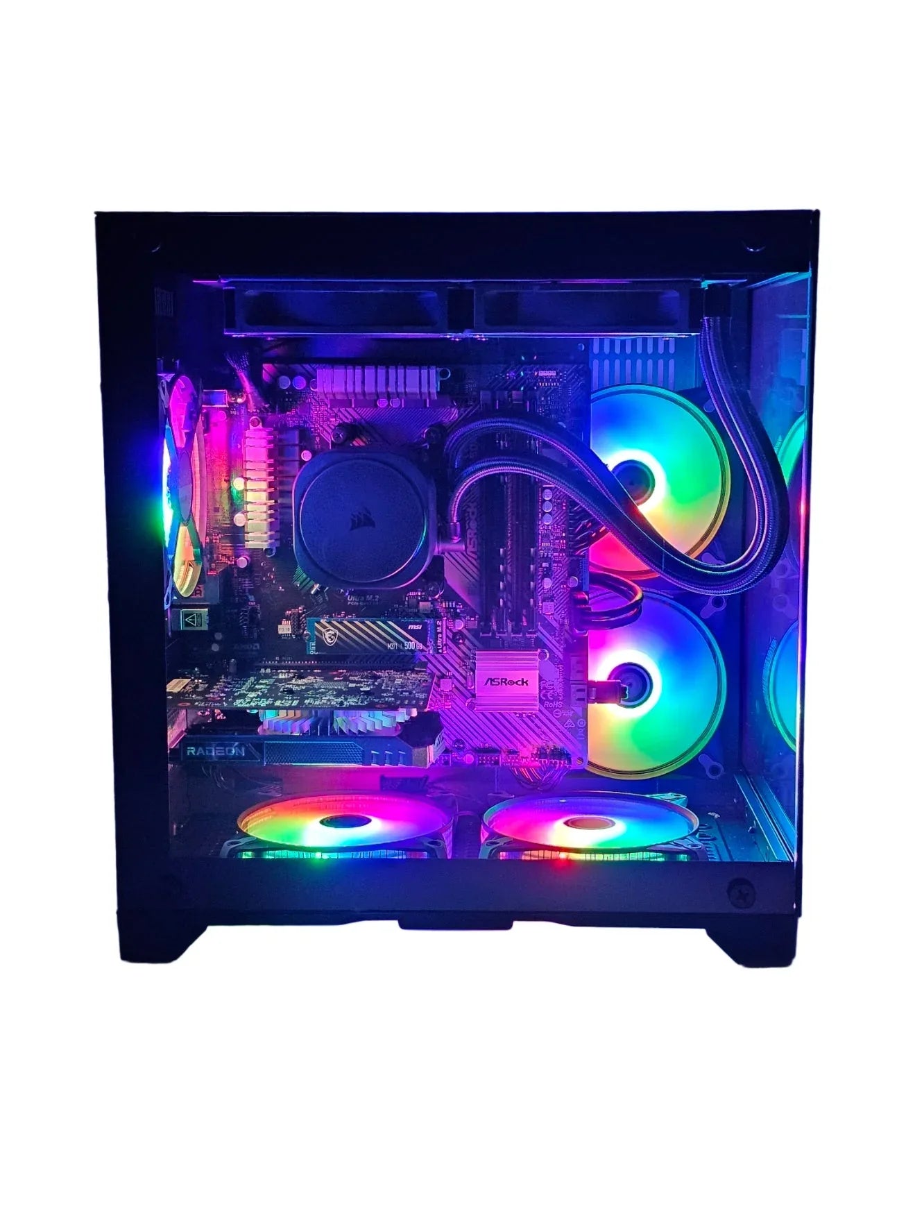 AMD Ryzen 5 4500 Gaming PC – 16GB RAM, Radeon RX 6400 4GB, Windows 10 Home - TechTastic Treasures