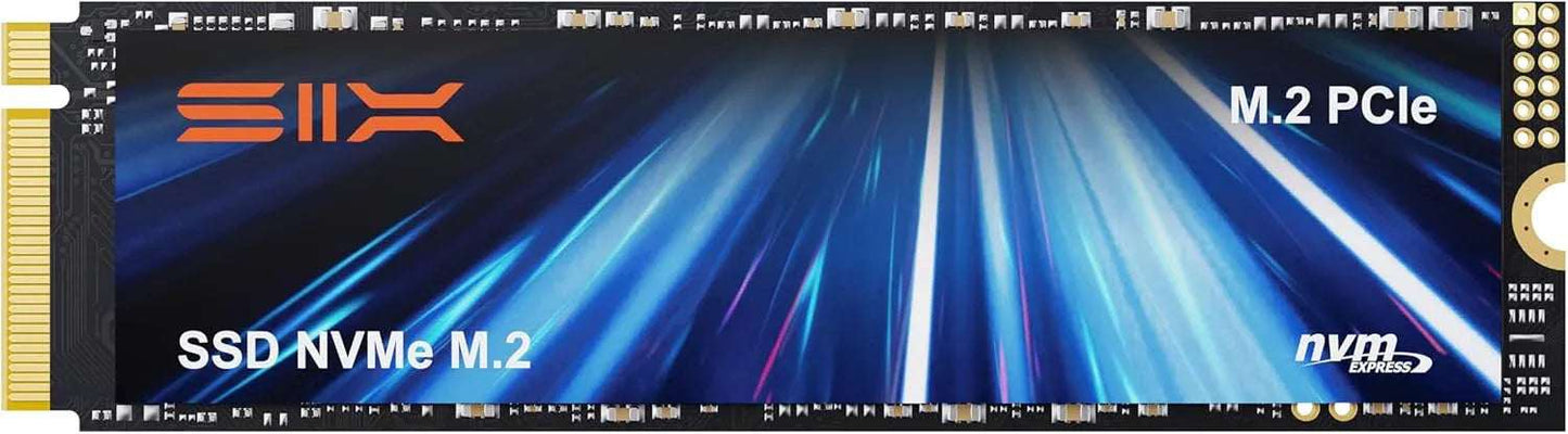 SIX 1TB NVMe M.2 SSD – PCIe 5.0 x4 Gen5 | Up to 14,300MB/s | With Heatsink - TechTastic Treasures
