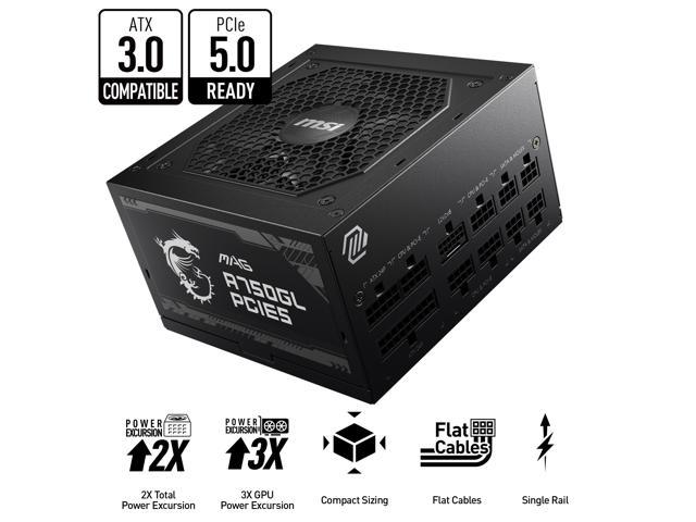 MSI MAG A750GL 750W Full Modular Gaming Power Supply