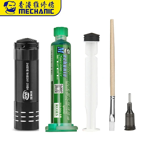 MECHANIC Green UV Solder Mask | PCB BGA Repair Insulating Ink