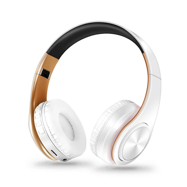 HiFi Stereo Bluetooth Headphones with FM Radio & SD Card – Wireless Music Headset with Mic for iPhone, Samsung, Xiaomi & Tablets