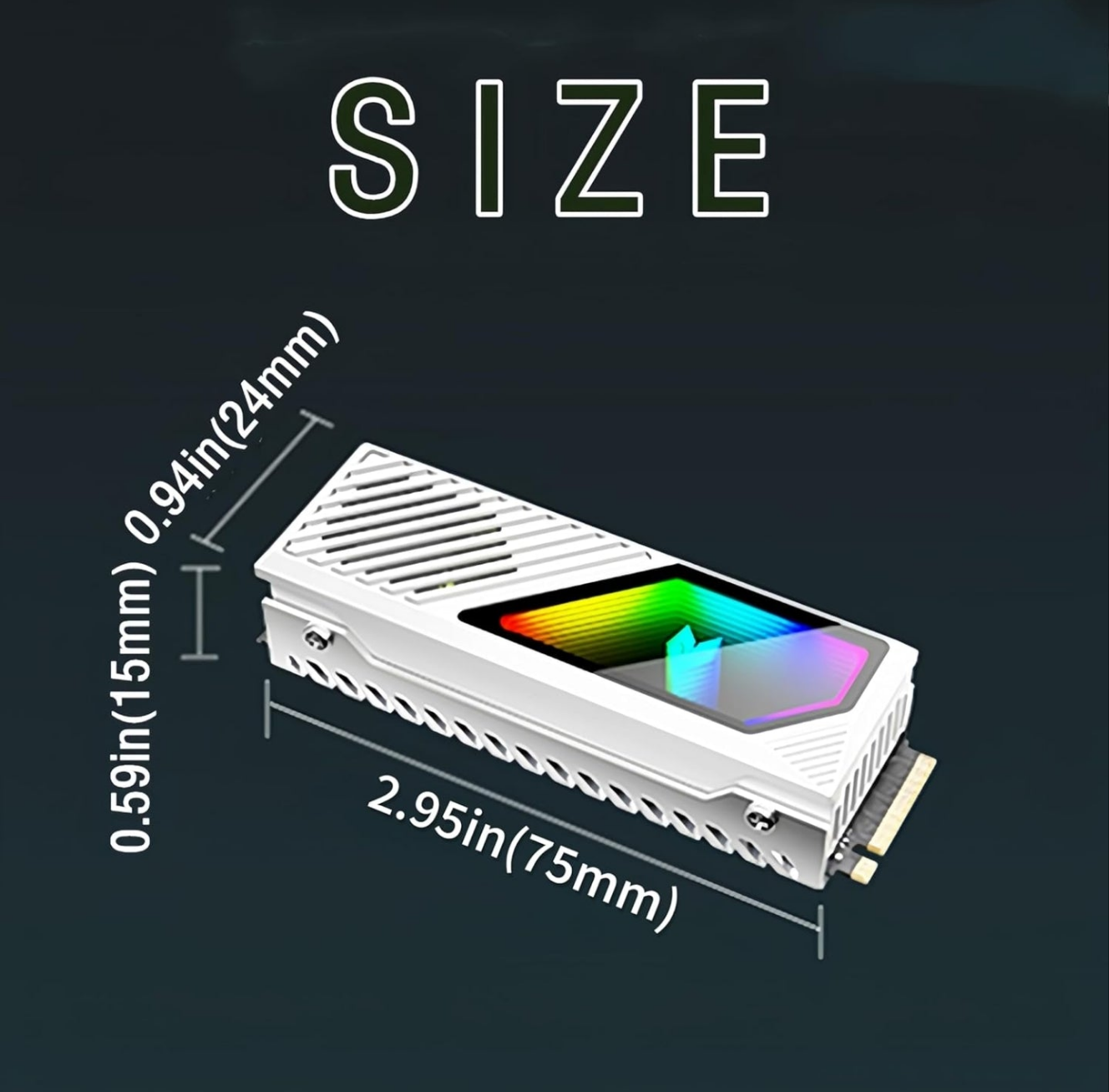 AOSOR M.2 SSD Heatsink Fan