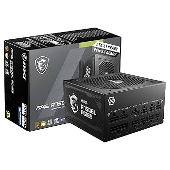 MSI MAG A750GL 750W Full Modular Gaming Power Supply