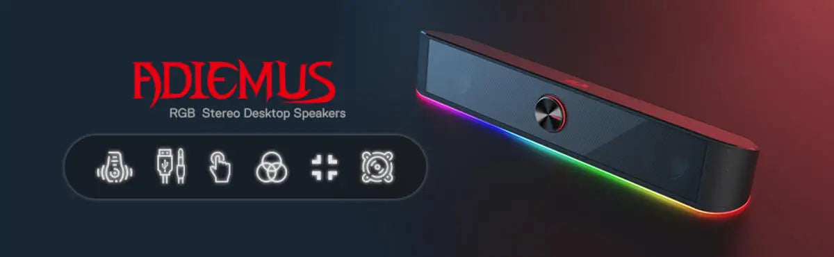 Redragon GS560 Adiemus RGB USB Desktop Soundbar
