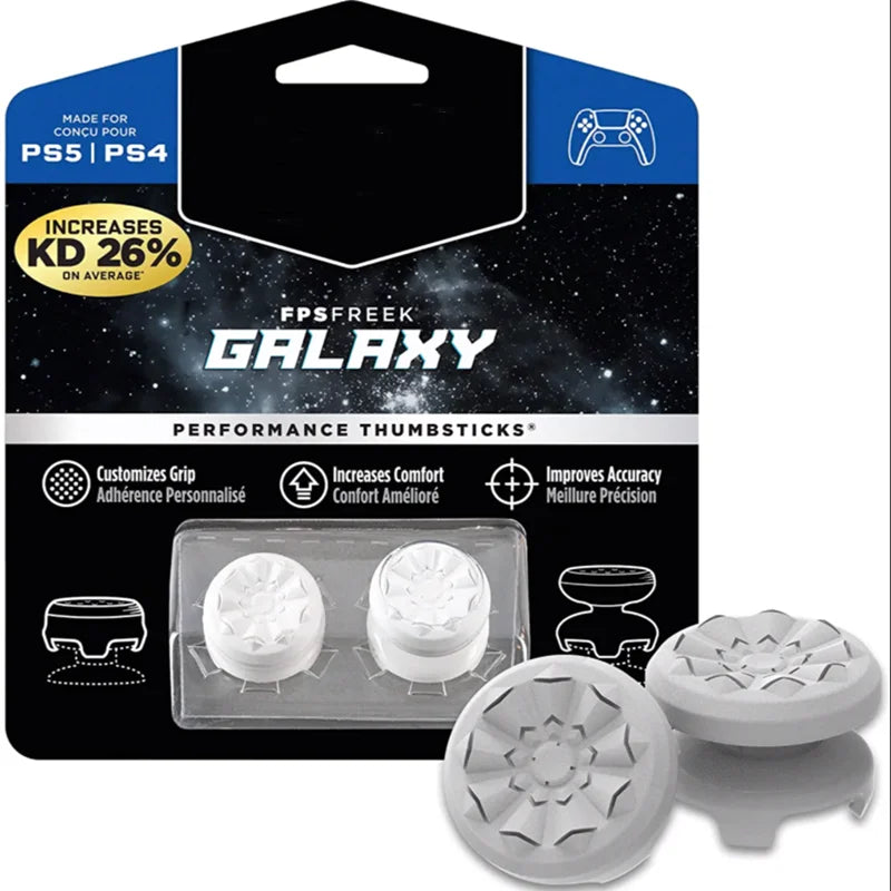Freek Galaxy High-Rise Analog Thumb Grips for PS5 & PS4 Controllers | FPS Precision Joystick Performance Caps