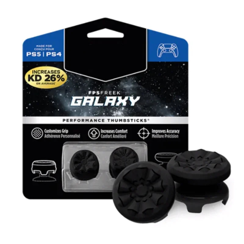 Freek Galaxy High-Rise Analog Thumb Grips for PS5 & PS4 Controllers | FPS Precision Joystick Performance Caps