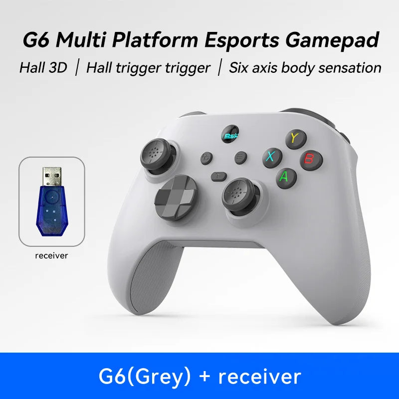 G6 Mobile Game Controller – Hall Effect Joysticks | Switch, iOS, Android & PC