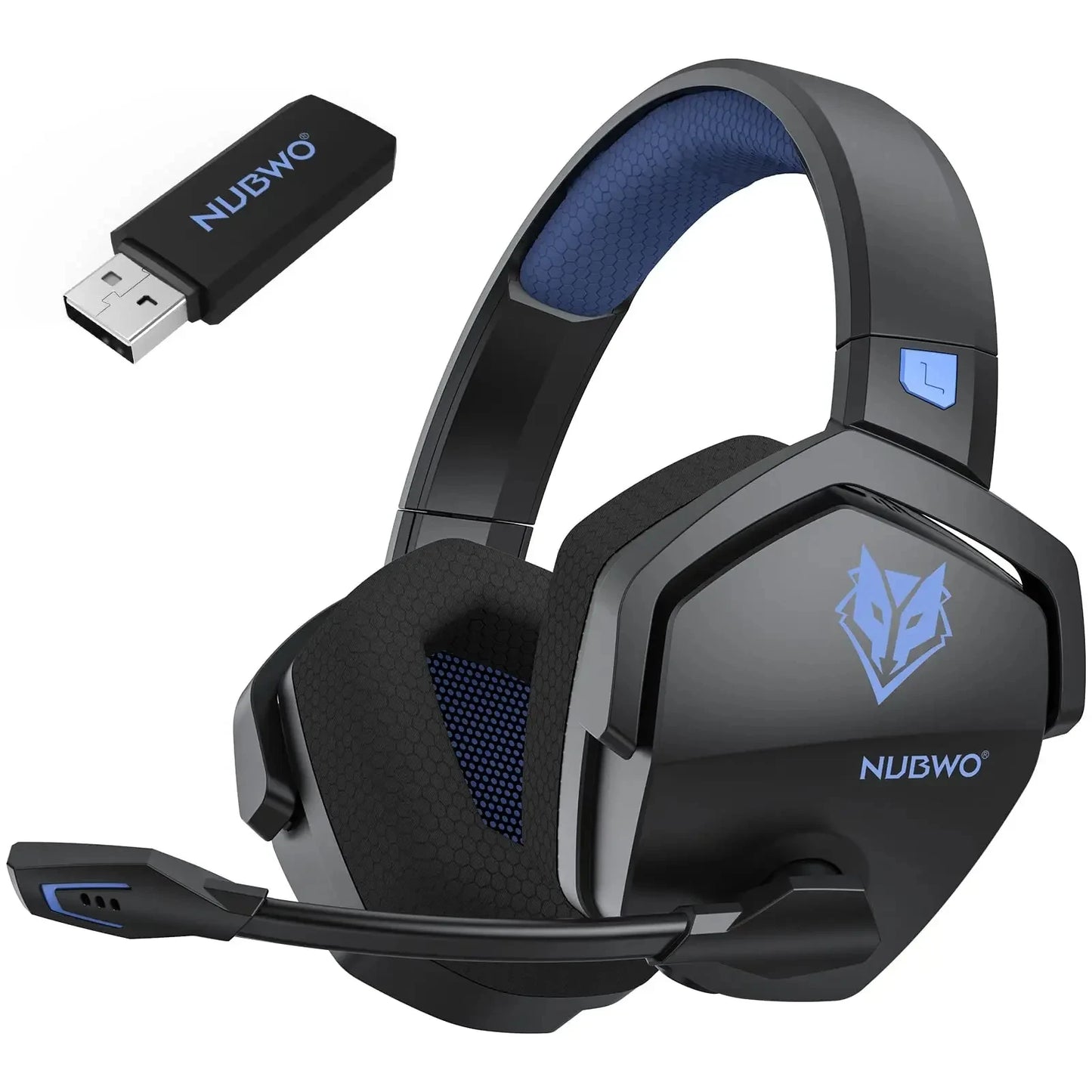 NUBWO G06 Wireless Gaming Headset | 2.4G 7.1 Surround ENC Mic