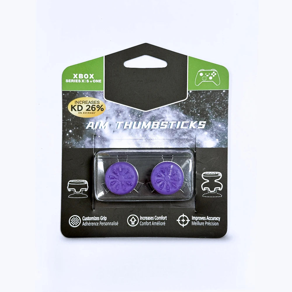 2pcs Performance Silicone Thumb Grip Caps for Xbox Series X|S Controllers