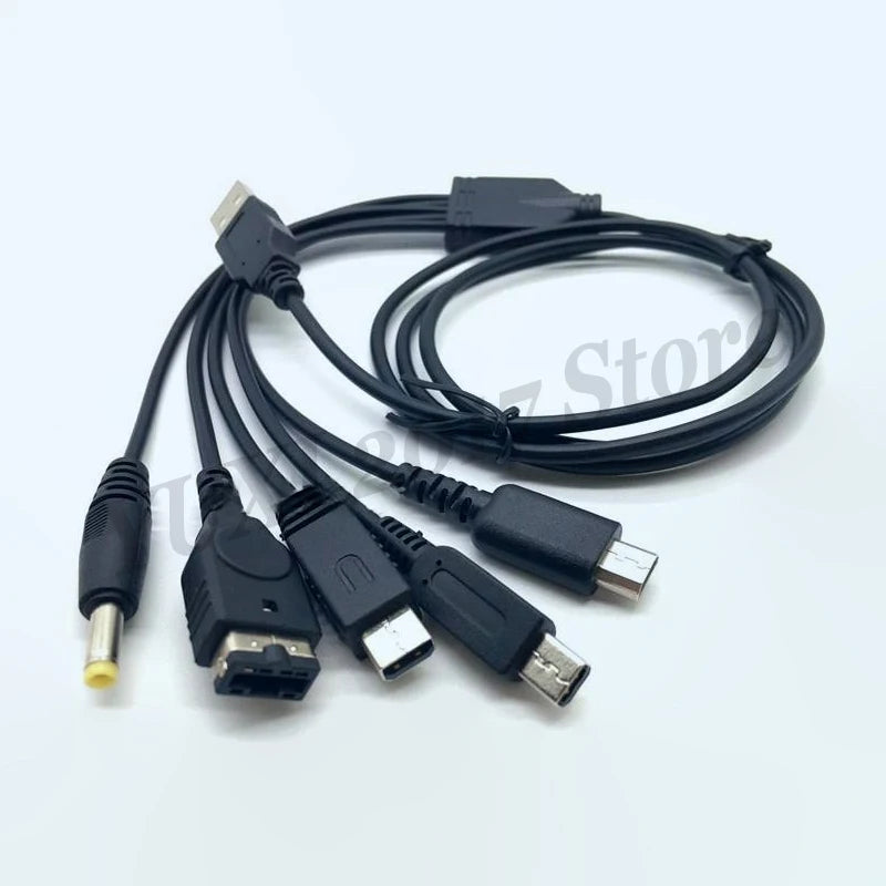 5-in-1 USB Charging Cable for Nintendo & PSP – Multi-Console Charger