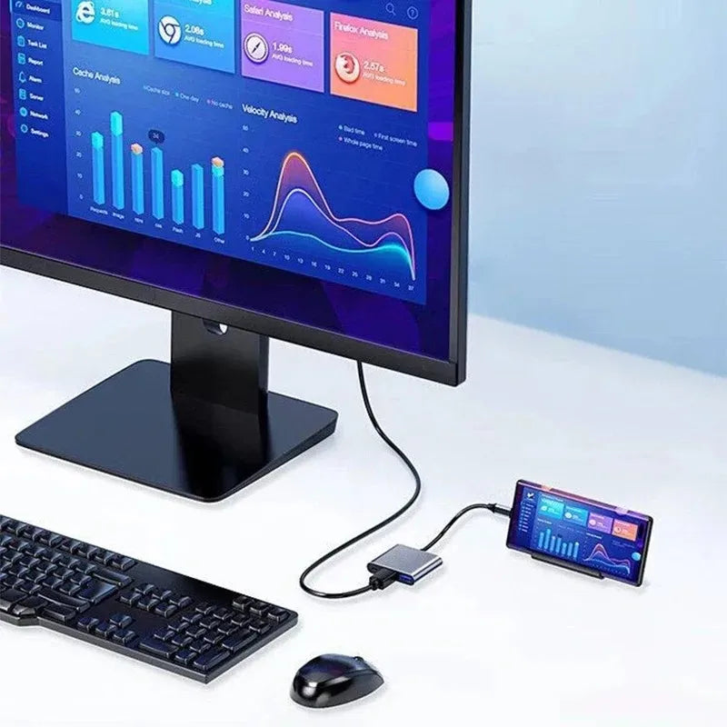 11-in-1 USB-C Hub Adapter with HDMI & USB 3.0 Docking Station