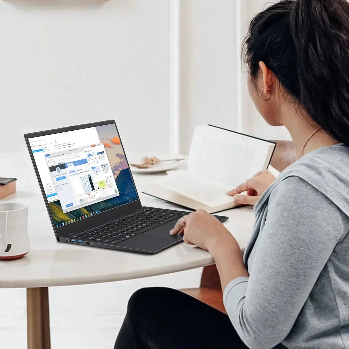 14" Windows 11 Laptop – Intel N4000 up to 2.6GHz, 8GB RAM, 512GB Storage | Slim & Fast Notebook PC - TechTastic Treasures