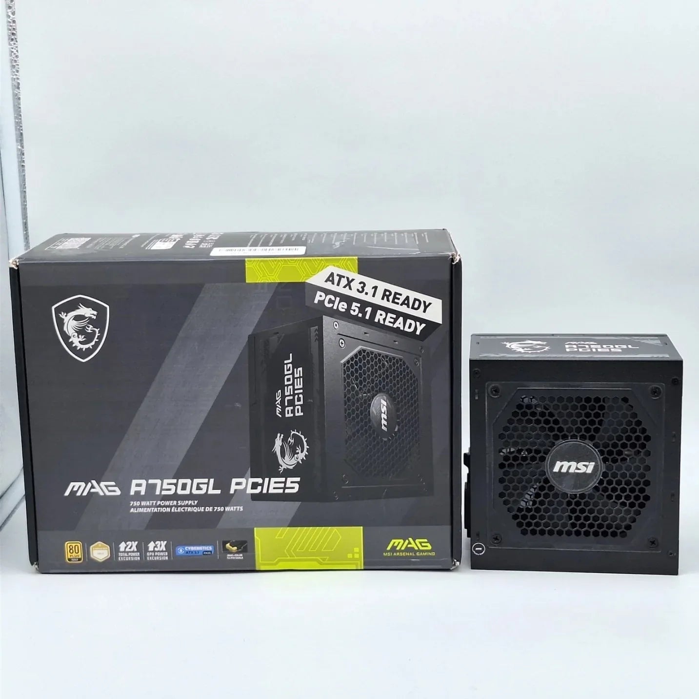 MSI MAG A750GL 750W Full Modular Gaming Power Supply - TechTastic Treasures
