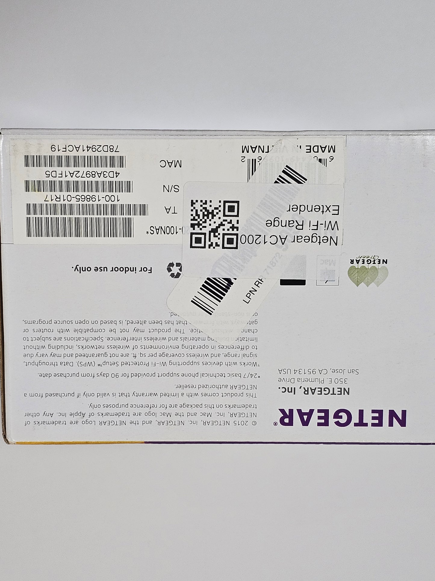 NETGEAR Wi-Fi Range Extender EX6120 AC1200 Dual Band Wireless Signal Booster