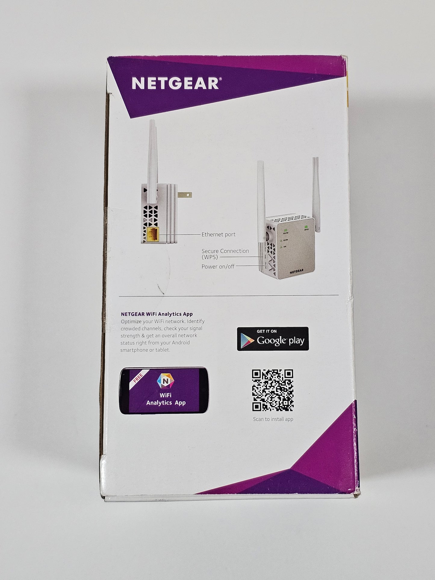 NETGEAR Wi-Fi Range Extender EX6120 AC1200 Dual Band Wireless Signal Booster