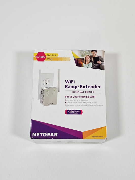 NETGEAR Wi-Fi Range Extender EX6120 AC1200 Dual Band Wireless Signal Booster