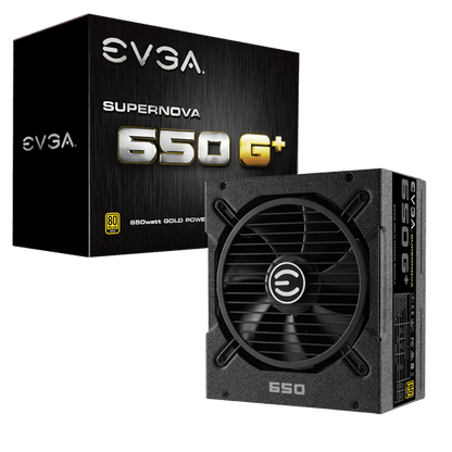 EVGA SuperNOVA 650 G+ 80 Plus Gold 650W Fully Modular Power Supply – NO CABLES
