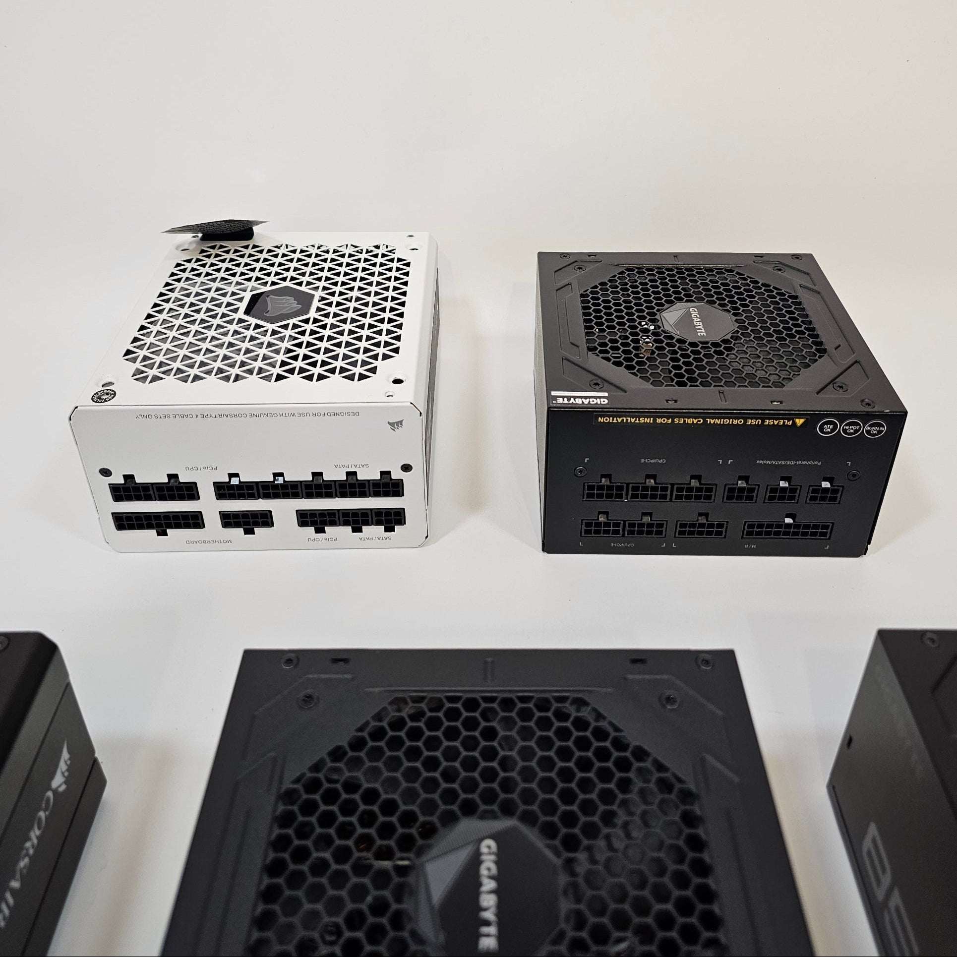 Lot of 5 PC Power Supplies – Corsair & Gigabyte – NOT WORKING (For Parts or Repair)