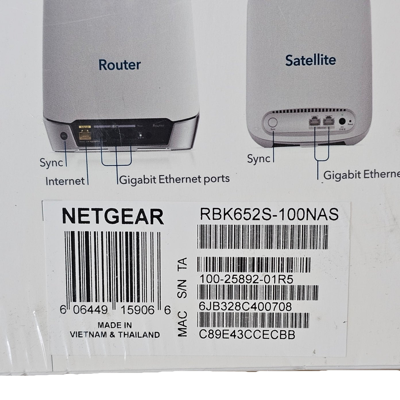 NETGEAR Orbi AX3000 Mesh WiFi 6 System RBK652 (2 Pack) – Whole Home Router + Satellite Coverage