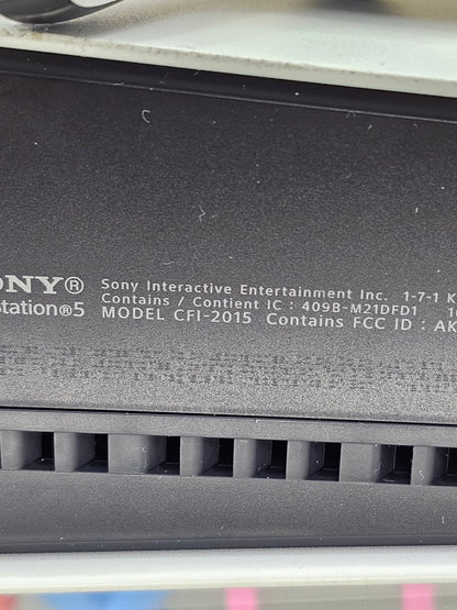 Sony PlayStation 5 Slim CFI-2015 Used – 1TB Disc Edition PS5 Console Fully Tested