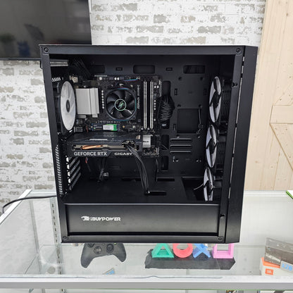 Custom Gaming PC Ryzen 7 5700 RTX 4060 8GB 16GB RAM 1TB NVMe SSD Windows 11 RGB Desktop