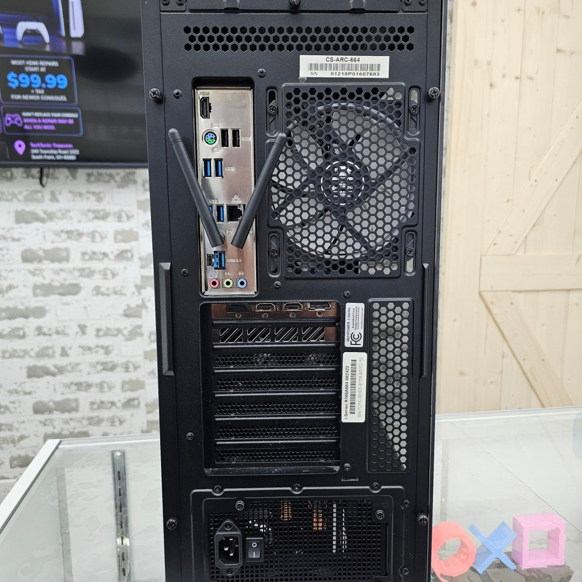 Custom Gaming PC Ryzen 7 5700 RTX 4060 8GB 16GB RAM 1TB NVMe SSD Windows 11 RGB Desktop