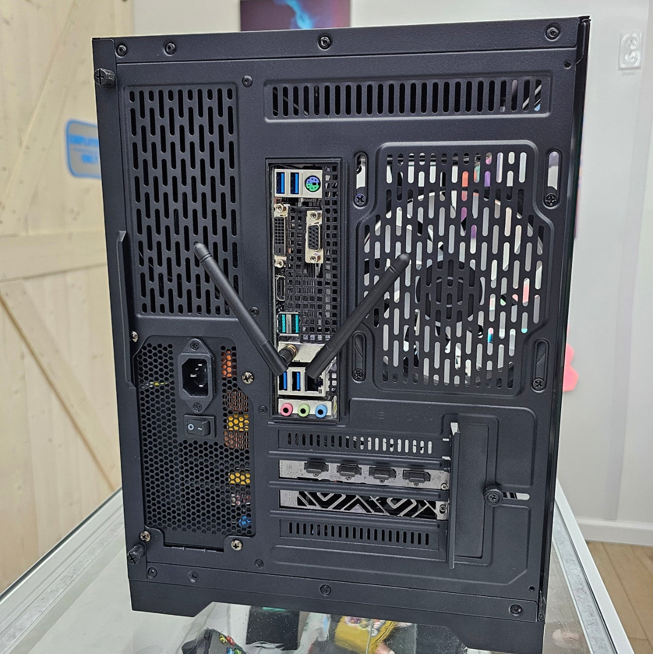 Custom RGB Gaming PC Ryzen 5 5500 RX 5700 XT 8GB 32GB RAM 2TB SSD Windows 11 Pro