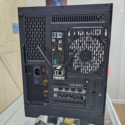 Custom RGB Gaming PC Ryzen 5 5500 RX 5700 XT 8GB 32GB RAM 2TB SSD Windows 11 Pro