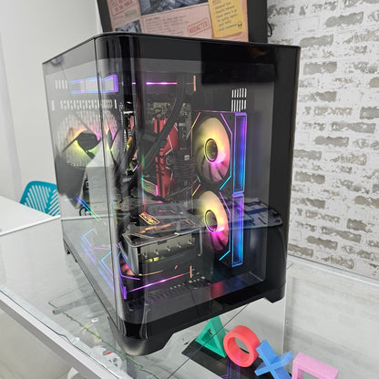 Custom RGB Gaming PC Ryzen 5 5500 RX 5700 XT 8GB 32GB RAM 2TB SSD Windows 11 Pro