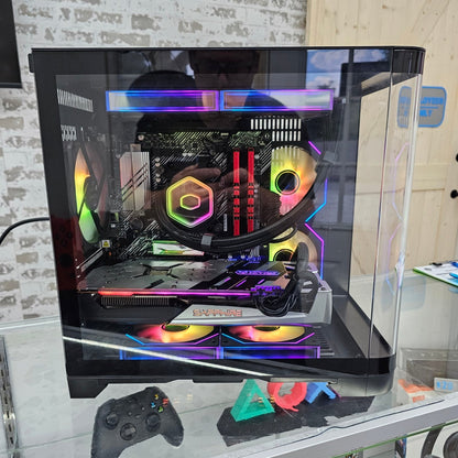 Custom RGB Gaming PC Ryzen 5 5500 RX 5700 XT 8GB 32GB RAM 2TB SSD Windows 11 Pro