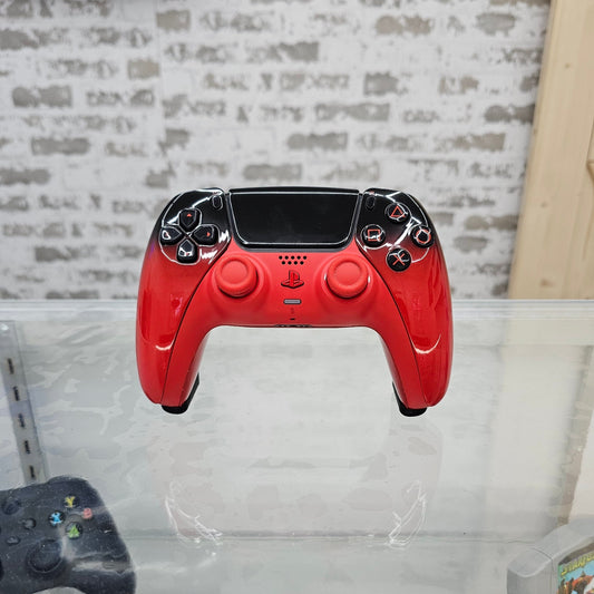 PS5 DualSense Techno Red Controller – Used – No Stick Drift