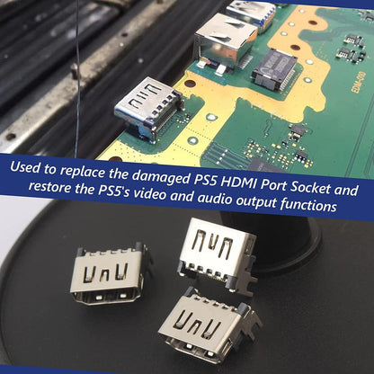PS5 HDMI Port Replacement Socket – HDMI 2.1 Repair Part Fits All PlayStation 5 Models