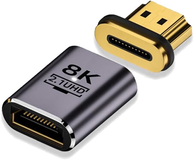 8K HDMI 2.1 Magnetic Breakaway Adapter – PS5 Xbox 48Gbps