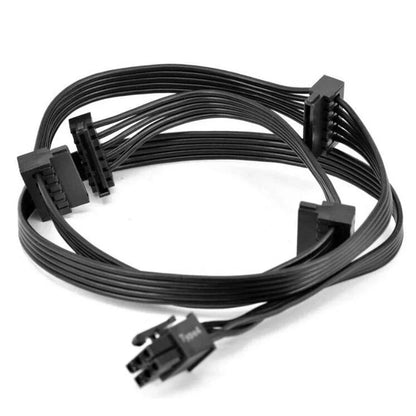 6-Pin to 3x/4x SATA Power Cable – Reliable Power for HDDs, SSDs & Optical Drives - TechTastic Treasures