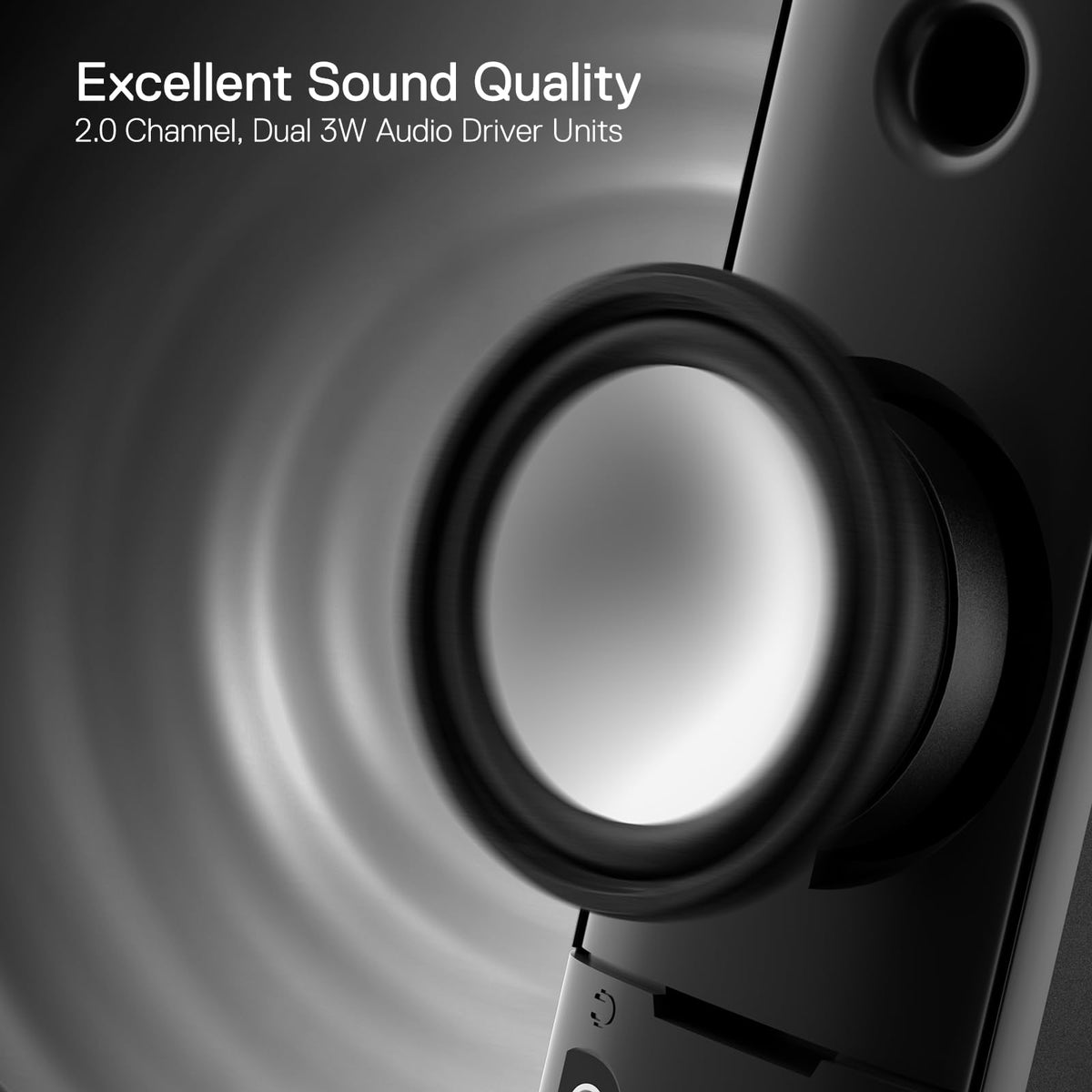 Redragon GS550 PC Gaming Speakers 2.0 Channel Stereo Enhanced Sound, White