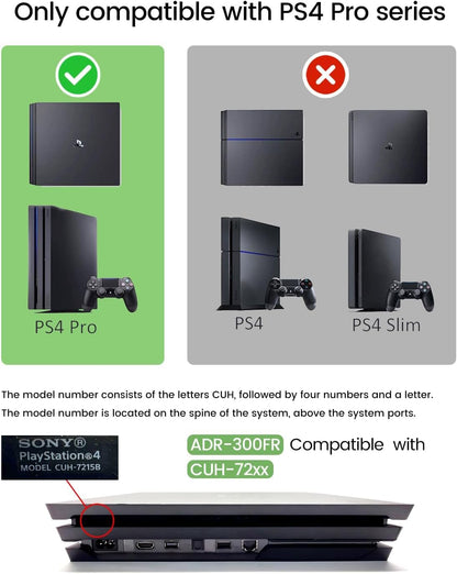 PS4 Pro Power Supply Replacement – ADP-300FR (CUH-72xx Series) | with Power Cord