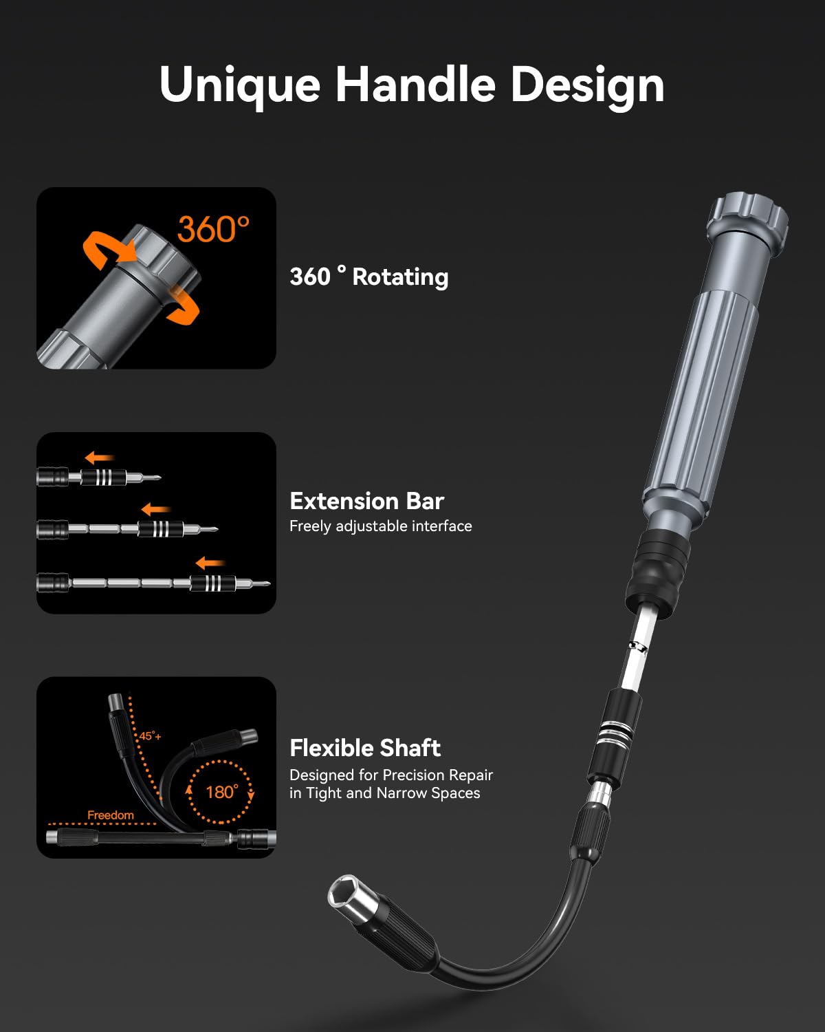 LIFEGOO 150 in 1 Precision Screwdriver Set – Magnetic Electronics Repair Tool Kit for PC, iPhone, PS5 & More