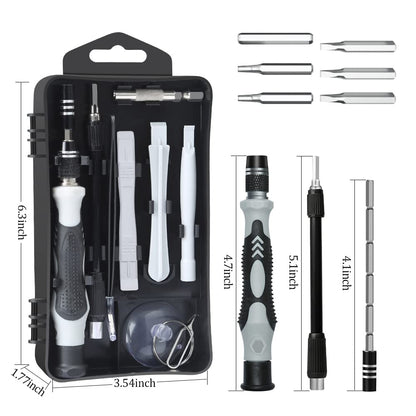 LIFEGOO 150 in 1 Precision Screwdriver Set – Magnetic Electronics Repair Tool Kit for PC, iPhone, PS5 & More