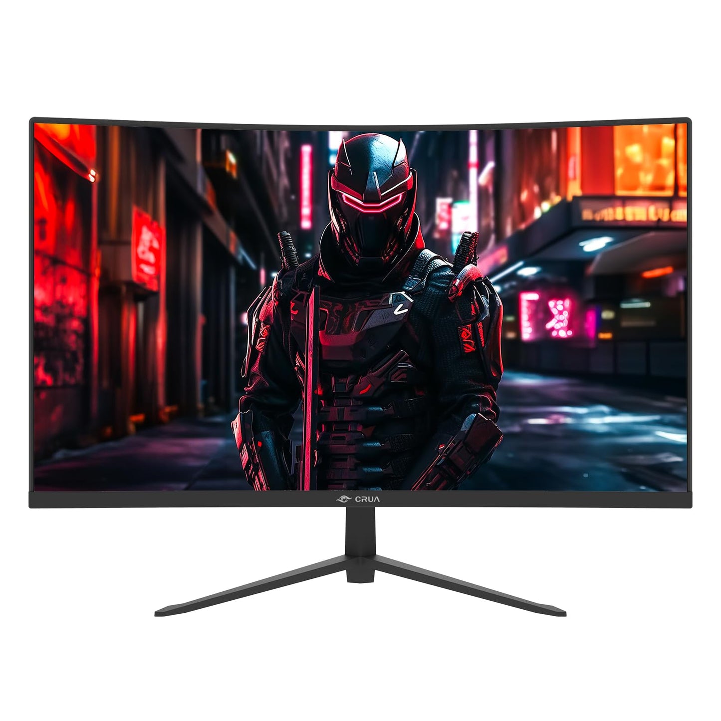CRUA 34 Inch Curved Gaming Monitor 3440x1440 WQHD 165Hz Ultrawide 21:9 FreeSync HDMI DP 1500R