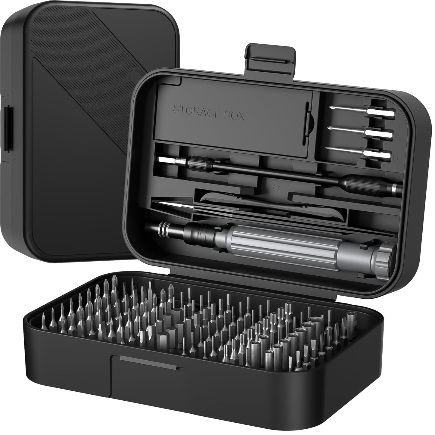 LIFEGOO 150 in 1 Precision Screwdriver Set – Magnetic Electronics Repair Tool Kit for PC, iPhone, PS5 & More