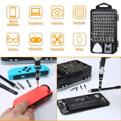 LIFEGOO 150 in 1 Precision Screwdriver Set – Magnetic Electronics Repair Tool Kit for PC, iPhone, PS5 & More
