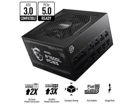 MSI MAG A750GL 750W Full Modular Gaming Power Supply