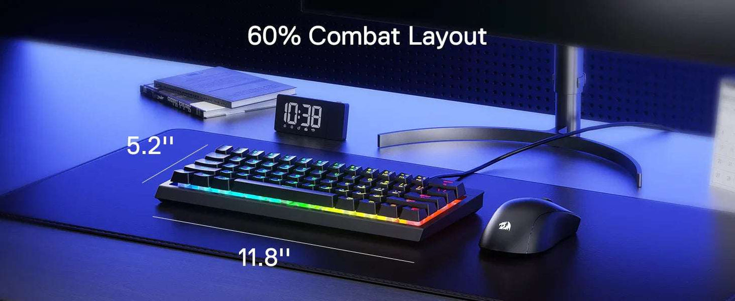 Redragon K522 60% Wired RGB Gaming Keyboard - TechTastic Treasures