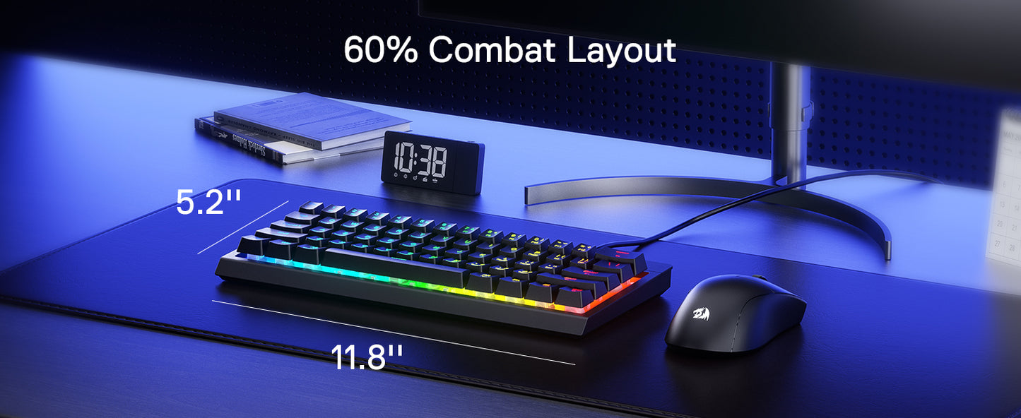 Redragon K522 60% Wired RGB Gaming Keyboard