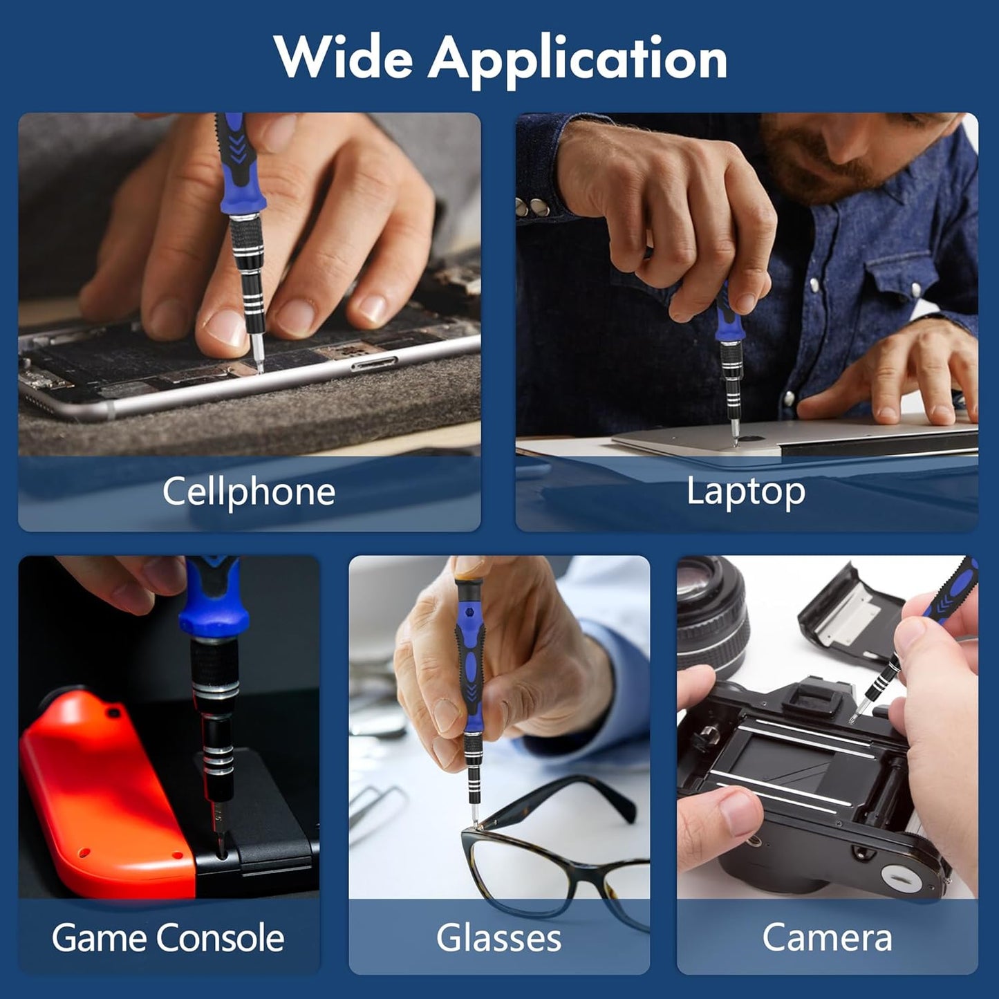 XOOL 82 in 1 Precision Screwdriver Set – Magnetic Electronics Repair Tool Kit with Flexible Shaft for PC, PS5 & iPhone
