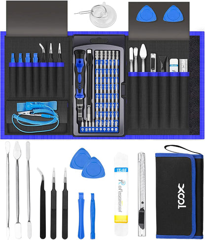XOOL 82 in 1 Precision Screwdriver Set – Magnetic Electronics Repair Tool Kit with Flexible Shaft for PC, PS5 & iPhone