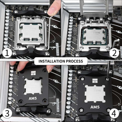 Thermalright AM5 / LGA 1700 Secure Frame V2 – Black | CPU Anti-Bending Holder - TechTastic Treasures
