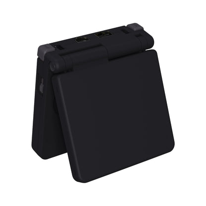 eXtremeRate GBA SP IPS Ready Replacement Shell – Soft Touch Black Housing for Game Boy Advance SP