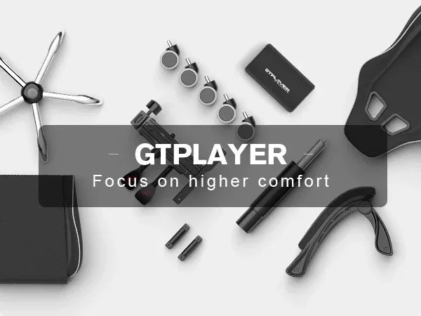 GTPLAYER Gaming Chair with Footrest – Ergonomic Office & Gaming Chair with Lumbar Support and Headrest - TechTastic Treasures