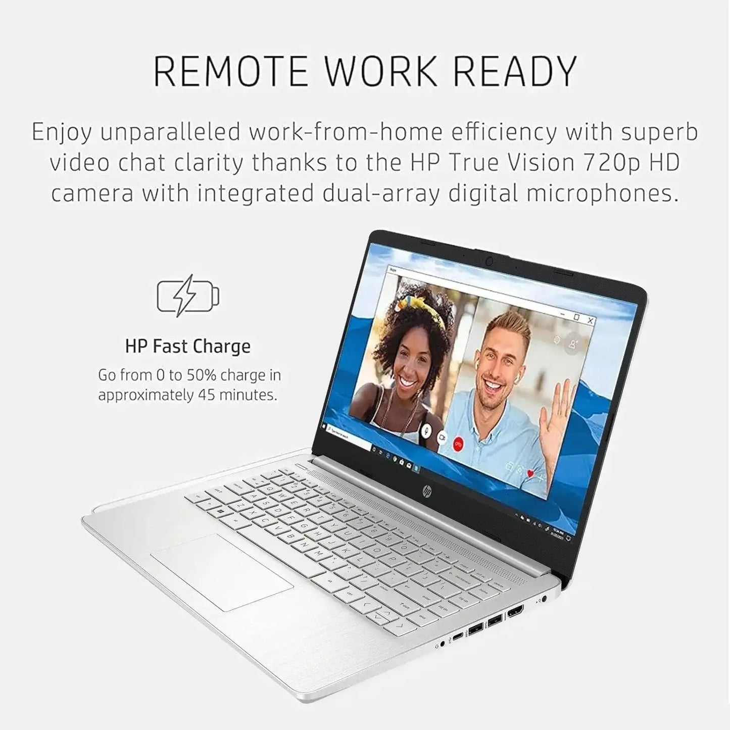 HP 14" Business Laptop – Intel Celeron N4120, Up to 16GB RAM, 384GB Storage, Office 365 (1 Year) - TechTastic Treasures
